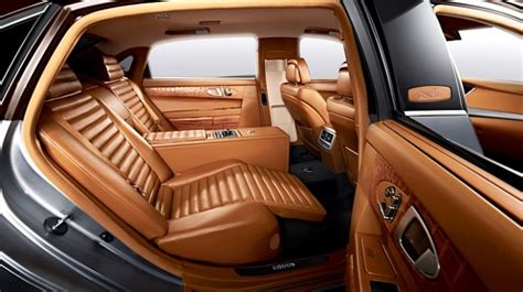 custom hermes leather car interior in a bentley|Rolls.